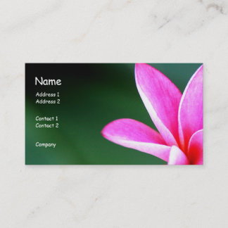Carte de profil de Plumeria