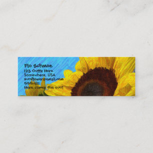 Carte de profil de tournesol