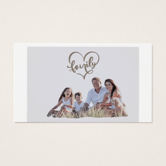 Carte de profil famille (Devant)