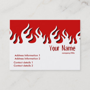 Carte de profil Flamaze à chaud