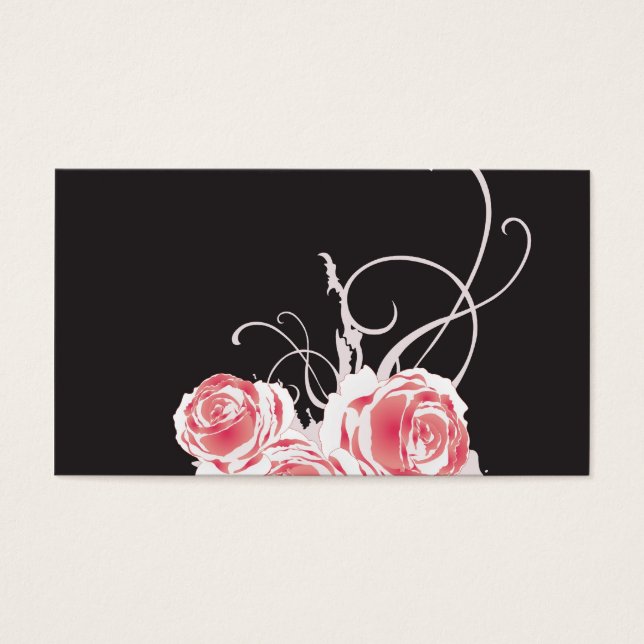 Carte de profil Grungy rose (Devant)