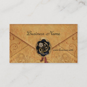 Carte de profil Joyau d'enveloppes d'antiquités po