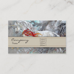 Carte de profil - licorne