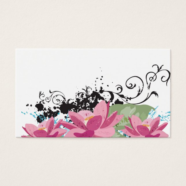 Carte de profil Lotus flowers (Devant)
