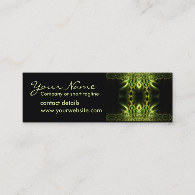 Carte de profil Lotus fractale (Devant)