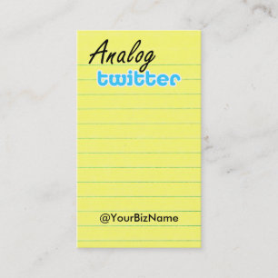 Carte de profil/note ! Yelbkinfo d'AnalogTwtr