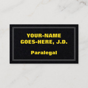 Carte de profil parajuriste à rattraper