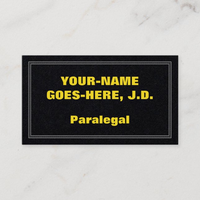 Carte de profil parajuriste à rattraper (Devant)