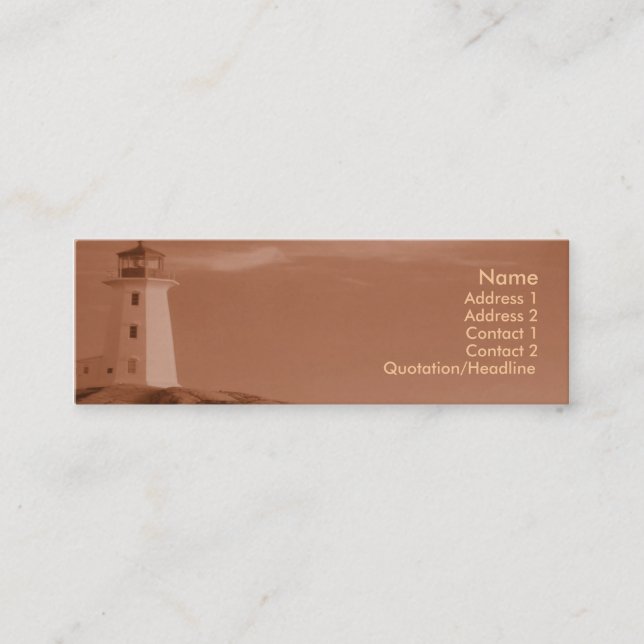 Carte de profil phare (Devant)