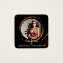 Carte de profil photo QR Code Sunset Dust