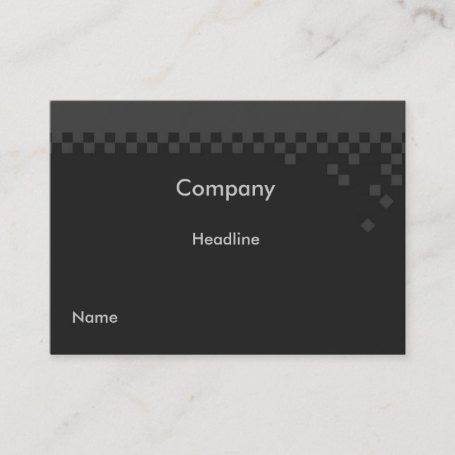 Carte de profil professionnelle classique (Devant)