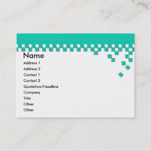 Carte de profil professionnelle classique