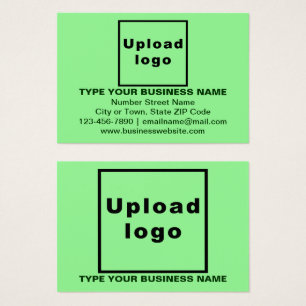 Carte de profil Rectangle vert clair Affaires