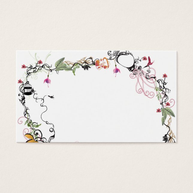 Carte de profil Retro (Devant)