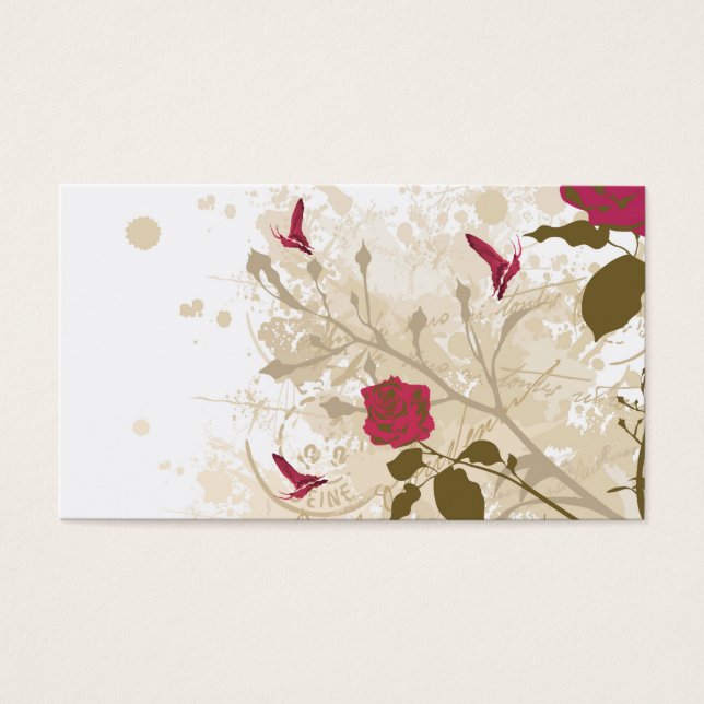 Carte de profil rose (Devant)