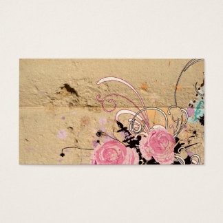 Carte de profil rose en pierre