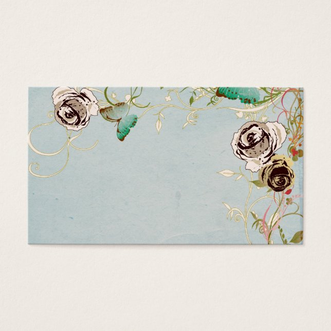 Carte de profil rose rétroactif (Devant)