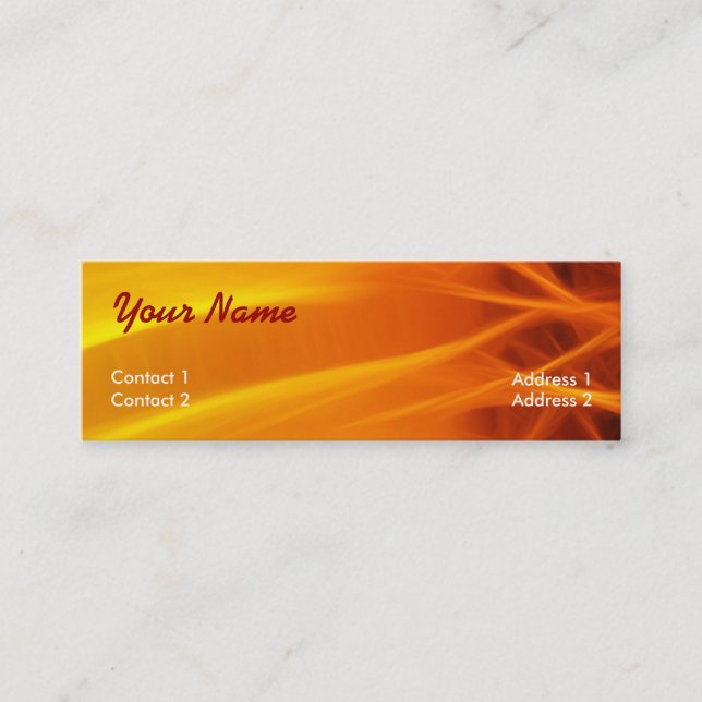 Carte de profil SunFlame (Devant)