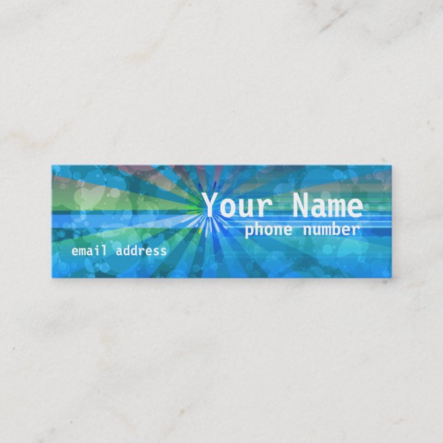 Carte de profil Sunshine Holiday (Devant)