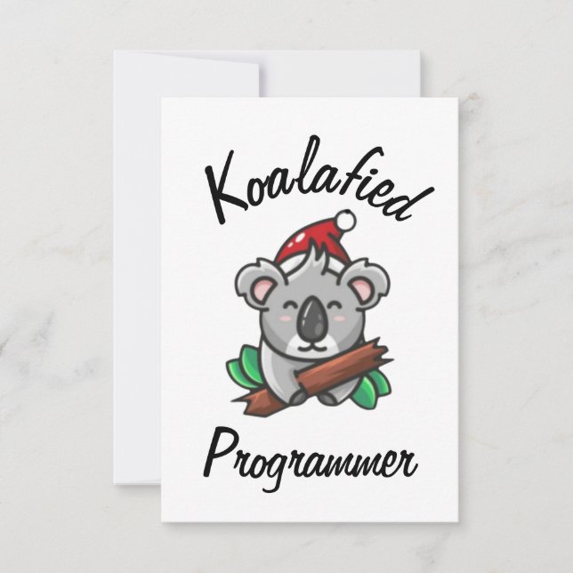 Carte de programmeur Koalafied (Devant)