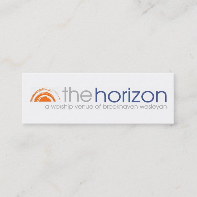 Carte de promo d'horizon (Devant)