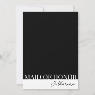 Carte de Proposition de Demoiselle d'Honneur Moder