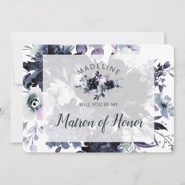 Carte de proposition de la carte mère florale de c (Devant)