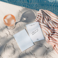 Carte de proposition Elégant Vintage Blue Bridesma