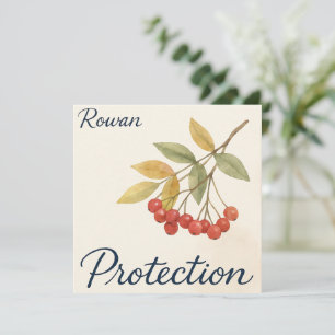 Carte de protection de Rowan
