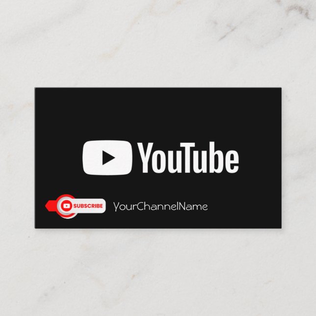 Carte de publicité de canal (Devant)