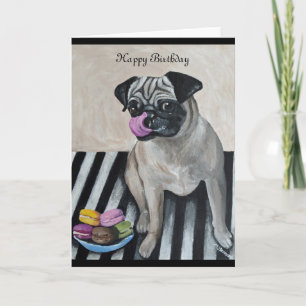 Carte de Pug Birthday