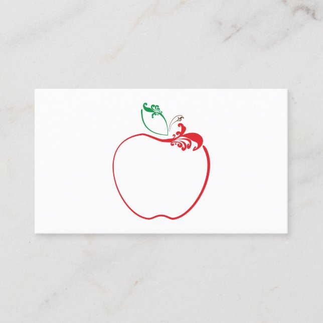 carte de punch aux pommes (Devant)