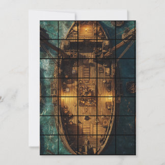 Carte de quadrillage papier de livraison 5x7