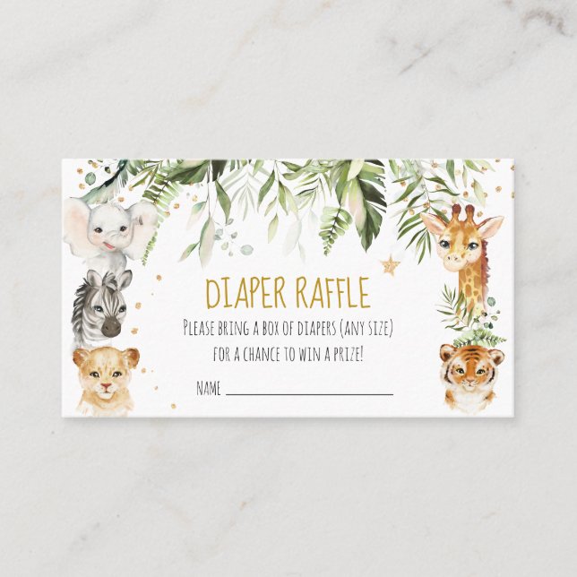 Carte de rabat baby shower (Devant)