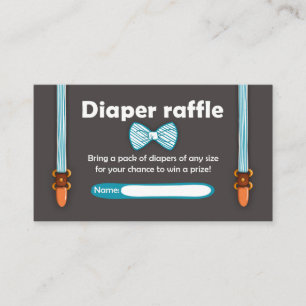 Carte de rabat baby shower Little Man