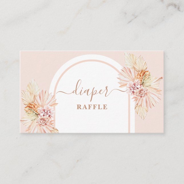 Carte de rabat Boho Desert Diaper (Devant)