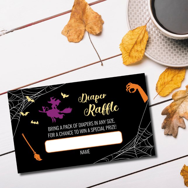Carte de rabat Hocus Pocus Baby shower (Créateur téléchargé)