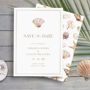 Carte de Rappel de Date de Mariage Plat
