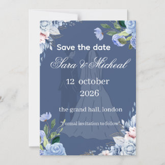 Carte de rappel de date minimale Florale Eucalyptu