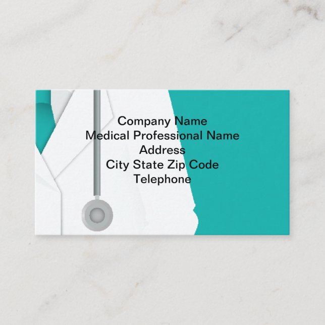 Carte de rappel de rendez-vous du médecin (Devant)