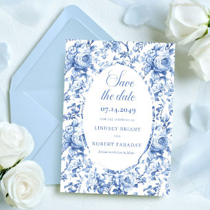 Carte de rappel élégante avec roses bleues sophist