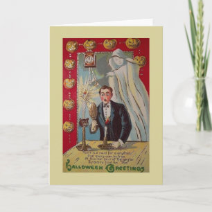 Carte de rapprochement Halloween vintage