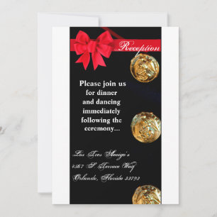 Carte de réception 3,5x7 Uniforme de marine bleu d