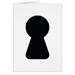 CARTE DE RÉCEPTION KEYHOLE