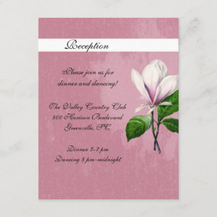 Carte de réception Magnolia Song