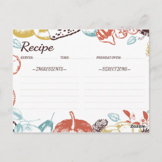 Carte de recette