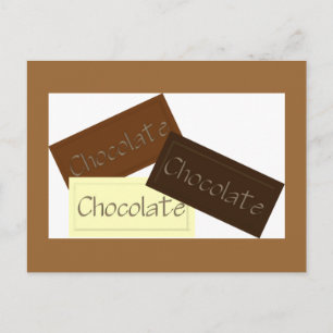 Carte de recette au chocolat triple