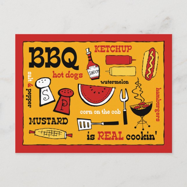 Carte de recette BBQ Is Real Cookin' (Devant)