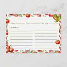 Carte de recette Chips 'N Salsa