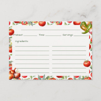 Carte de recette Chips 'N Salsa
